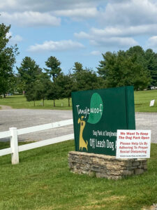 Tanglewoof dog park at Tanglewood Park in Clemmons, NC