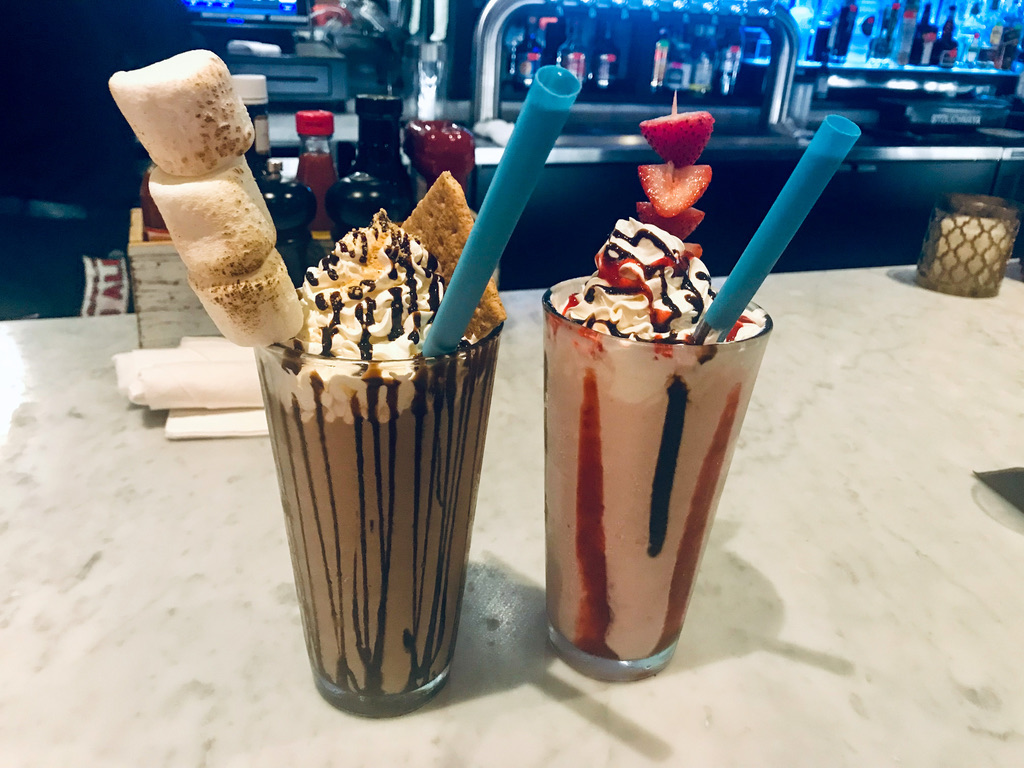 Milkshakes at Cin Cin Burger Bar in Winston-Salem, NC